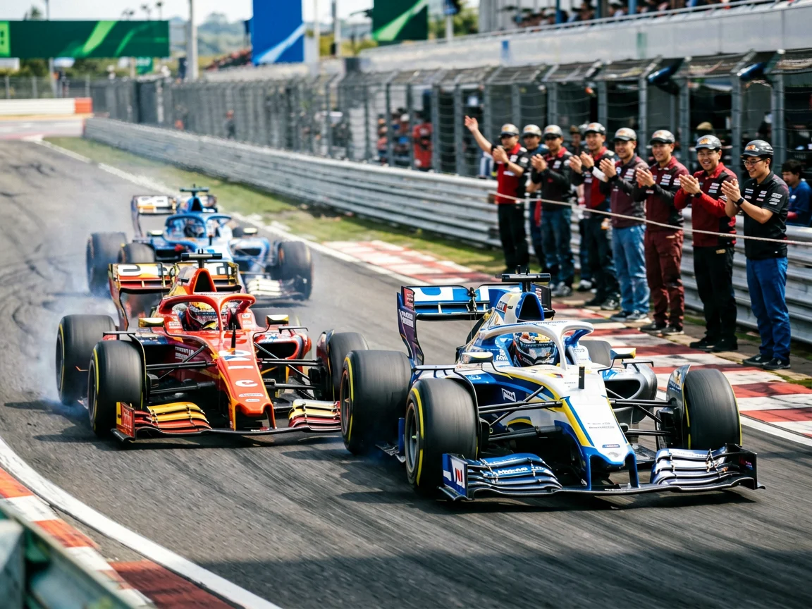 2024赛季F1英国大奖赛银石赛道上演多轮精彩超车对决